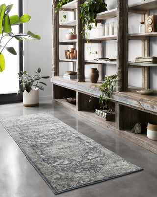 Loloi II Teagan TEA-01 Denim/Mist Area Rug Lifestyle Image Feature