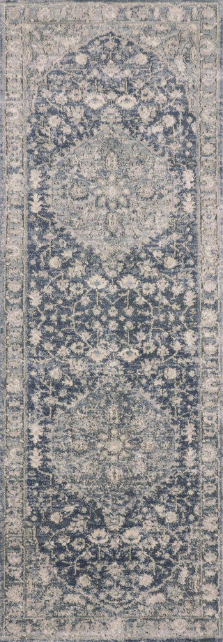 Loloi II Teagan TEA-01 Denim/Mist Area Rug 2'8''x 7'6'' Runner