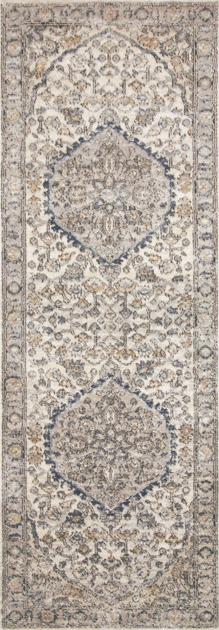 Loloi II Teagan TEA-01 Natural/Light Grey Area Rug Runner Image