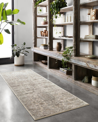 Loloi II Teagan TEA-03 Ivory/Sand Area Rug Lifestyle Image Feature