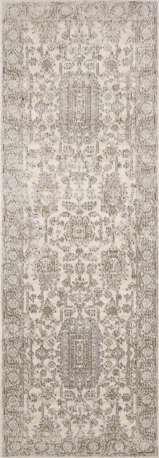 Loloi II Teagan TEA-03 Ivory/Sand Area Rug 2'8''x 7'6'' Runner