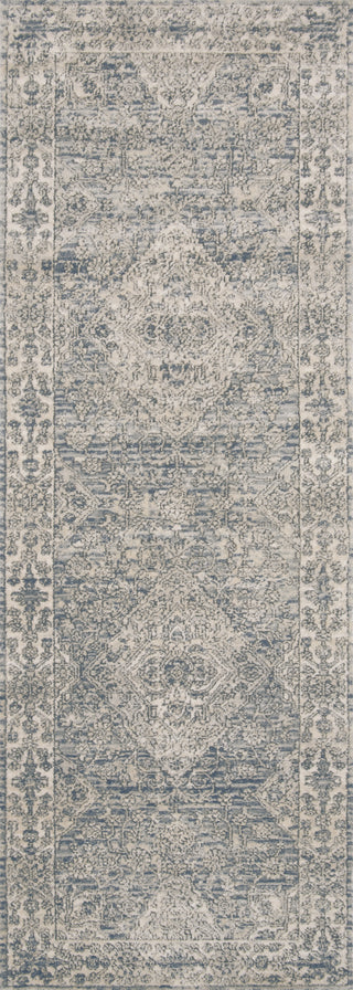 Loloi II Teagan TEA-04 Sky/Natural Area Rug 2'8''x 7'6'' Runner