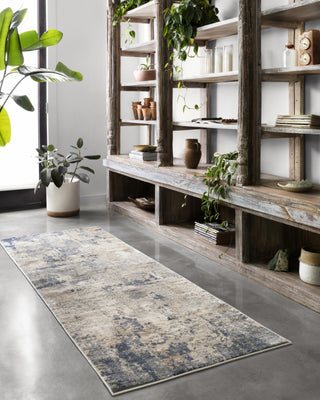 Loloi II Teagan TEA-06 Sand/Mist Area Rug Lifestyle Image Feature