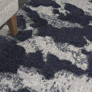 Nourison Textured Contemporary TEC01 Blue/Grey Area Rug