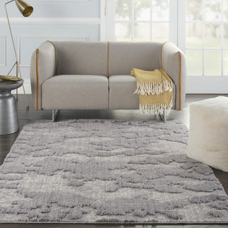 Nourison Textured Contemporary TEC01 Grey/Ivory Area Rug