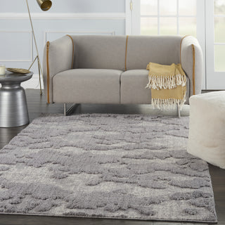 Nourison Textured Contemporary TEC01 Grey/Ivory Area Rug