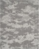 Nourison Textured Contemporary TEC01 Grey/Ivory Area Rug