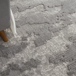 Nourison Textured Contemporary TEC01 Grey/Ivory Area Rug