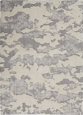 Nourison Textured Contemporary TEC01 Ivory/Grey Area Rug