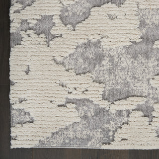 Nourison Textured Contemporary TEC01 Ivory/Grey Area Rug