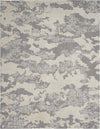 Nourison Textured Contemporary TEC01 Ivory/Grey Area Rug
