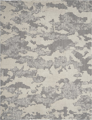 Nourison Textured Contemporary TEC01 Ivory/Grey Area Rug