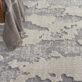 Nourison Textured Contemporary TEC01 Ivory/Grey Area Rug