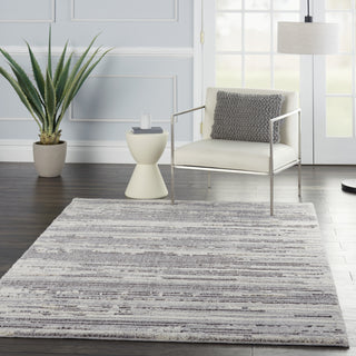 Nourison Textured Contemporary TEC02 Grey/Ivory Area Rug