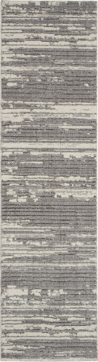 Nourison Textured Contemporary TEC02 Grey/Ivory Area Rug