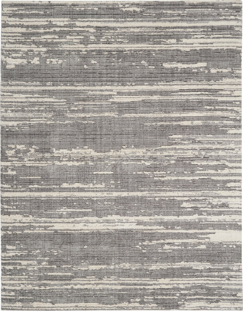 Nourison Textured Contemporary TEC02 Grey/Ivory Area Rug