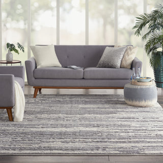 Nourison Textured Contemporary TEC02 Grey/Ivory Area Rug