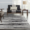 Nourison Textured Contemporary TEC02 Ivory/Charcoal Area Rug