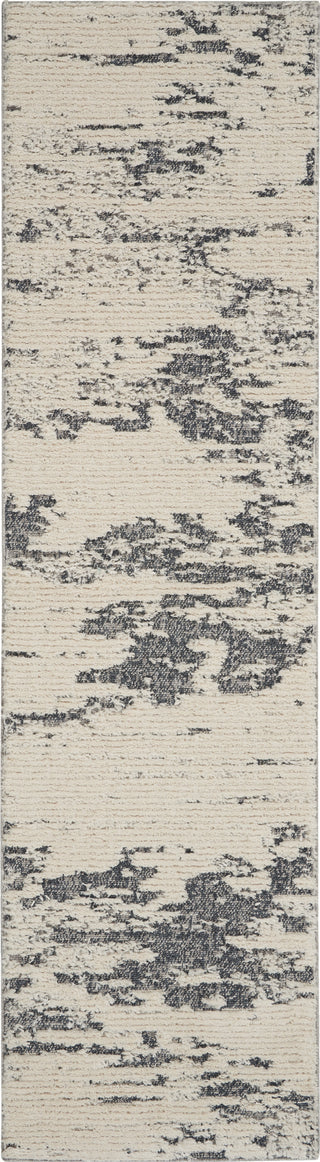 Nourison Textured Contemporary TEC03 Ivory Blue Area Rug