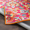 Surya Technicolor TEC-1000 Bright Pink Coral Denim Lime Butter Ivory Area Rug Pile Image