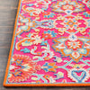 Surya Technicolor TEC-1000 Bright Pink Coral Denim Lime Butter Ivory Area Rug Detail Image