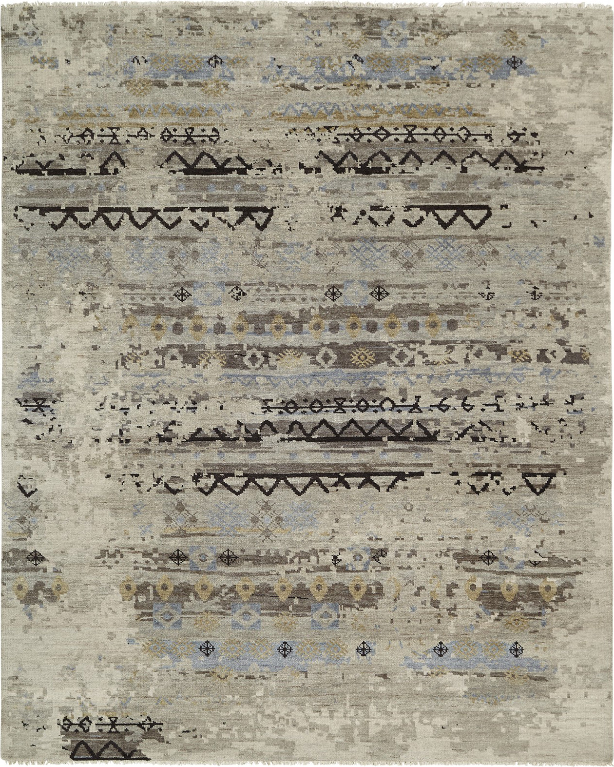 KAS Porto 1224 Grey Heather Herringbone Area Rug – Incredible Rugs and Decor