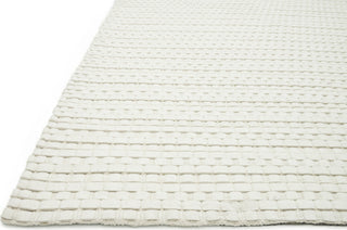 Loloi Tempo TP-01 Marshmallow Area Rug Corner Shot