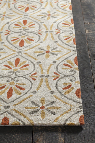 Chandra Terra TER-35100 Area Rug Corner Shot Feature