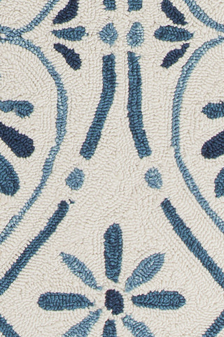 Chandra Terra TER-35102 Cream/Blue Area Rug Close Up