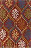 Chandra Terra TER-35106 Red/Blue/Green/Orange/Cream/Yellow Area Rug main image
