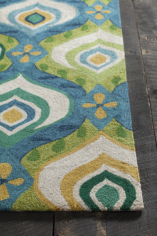 Chandra Terra TER-35108 Area Rug Corner Shot Feature