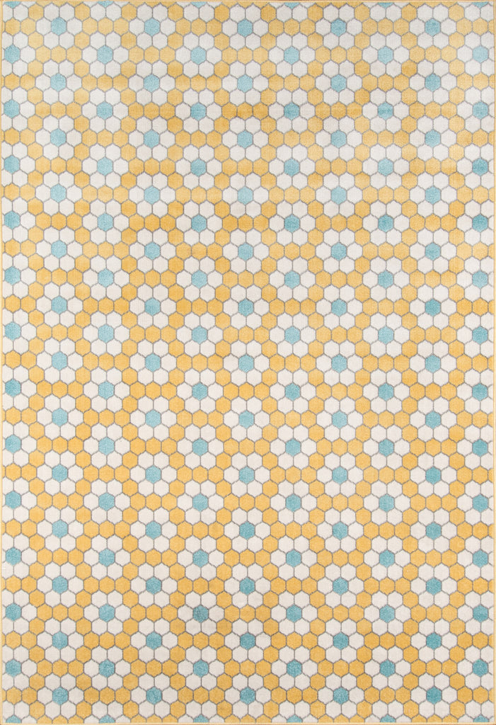 Momeni Terrace TRC-1 Yellow Area Rug by Novogratz main image