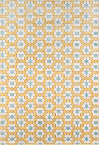 Momeni Terrace TRC-1 Yellow Area Rug by Novogratz main image