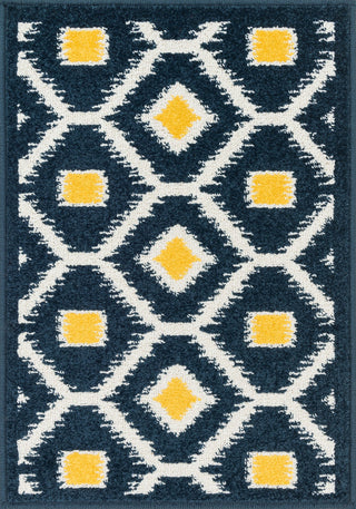 Loloi Terrace HTC08 Navy / Lemon Area Rug Main