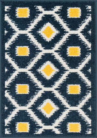 Loloi Terrace HTC08 Navy / Lemon Area Rug main image