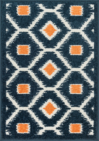 Loloi Terrace HTC08 Navy / Orange Area Rug Main