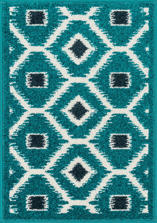 Loloi Terrace HTC08 Teal / Navy Area Rug Main