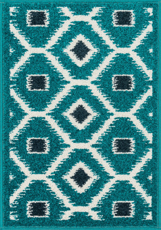 Loloi Terrace HTC08 Teal / Navy Area Rug main image