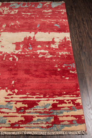 Momeni Terra TER-2 Red Area Rug Corner Shot Feature