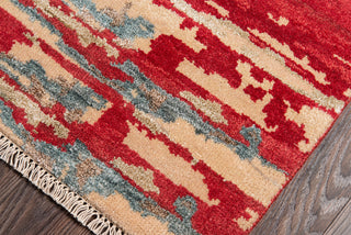 Momeni Terra TER-2 Red Area Rug Closeup