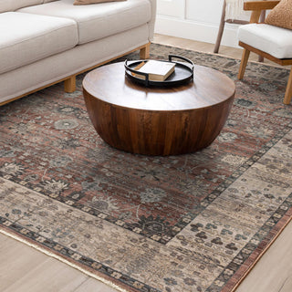 Karastan Echo Tesorino Pudra Area Rug Lifestyle Image Feature