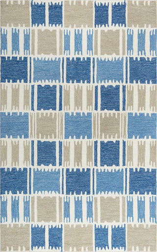 Rizzy Tetra TET102 Blue Area Rug Main Image 