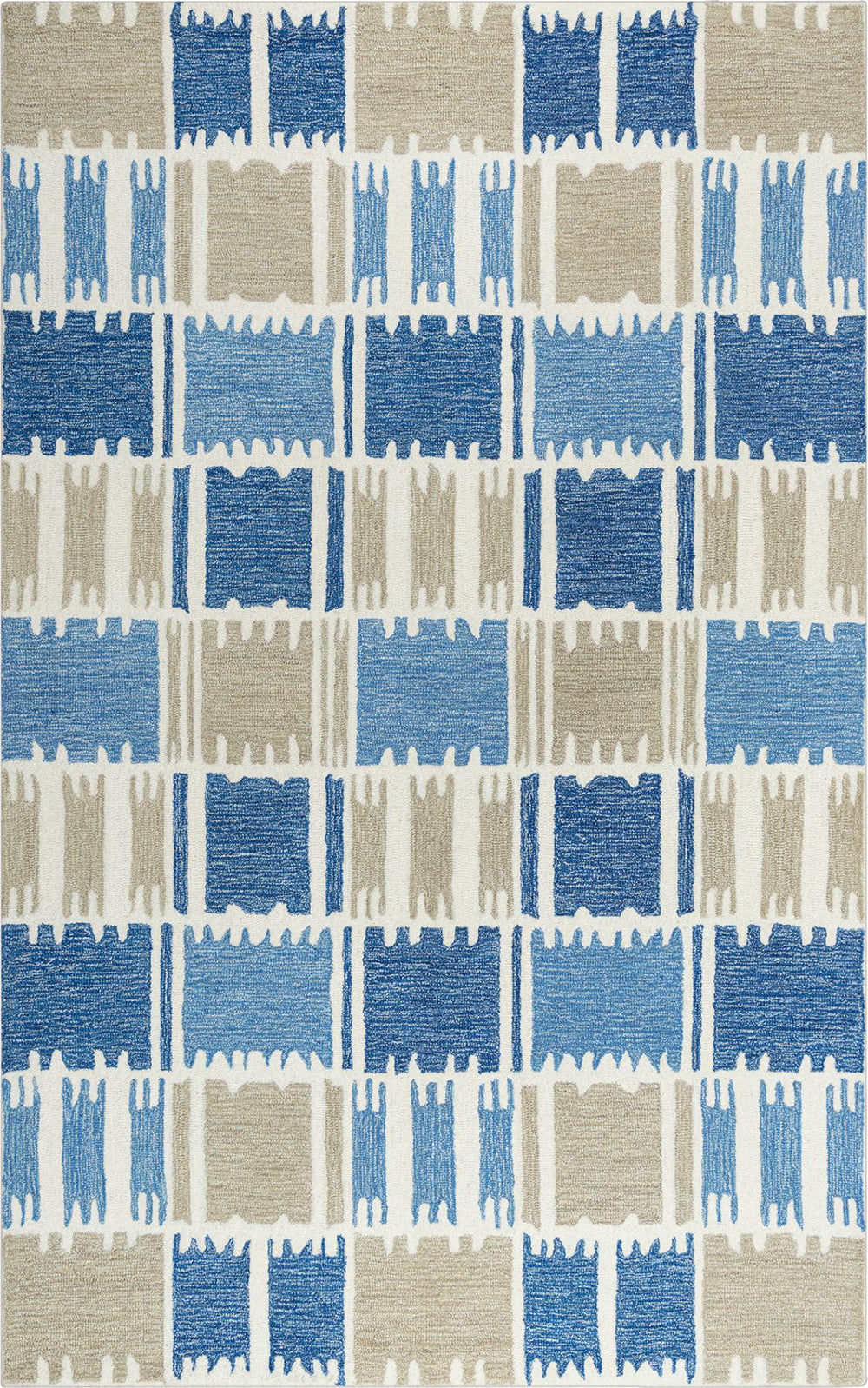 Rizzy Tetra TET102 Blue Area Rug