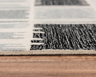 Rizzy Tetra TET103 Gray Area Rug Edge 