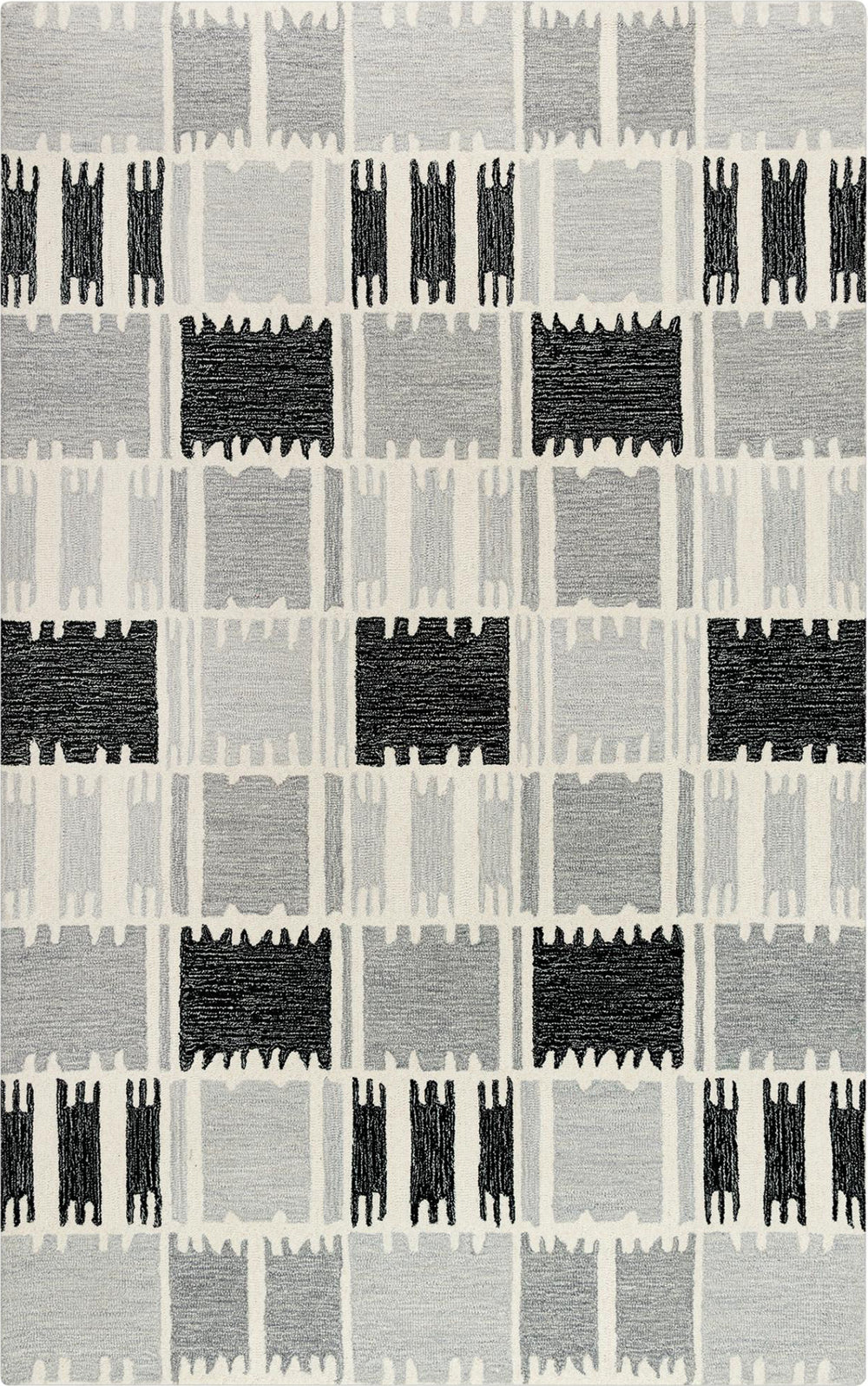 Rizzy Tetra TET103 Gray Area Rug