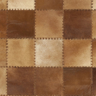 Surya Texas TEX-8000 Mocha Animal Hide Area Rug by Papilio Sample Swatch