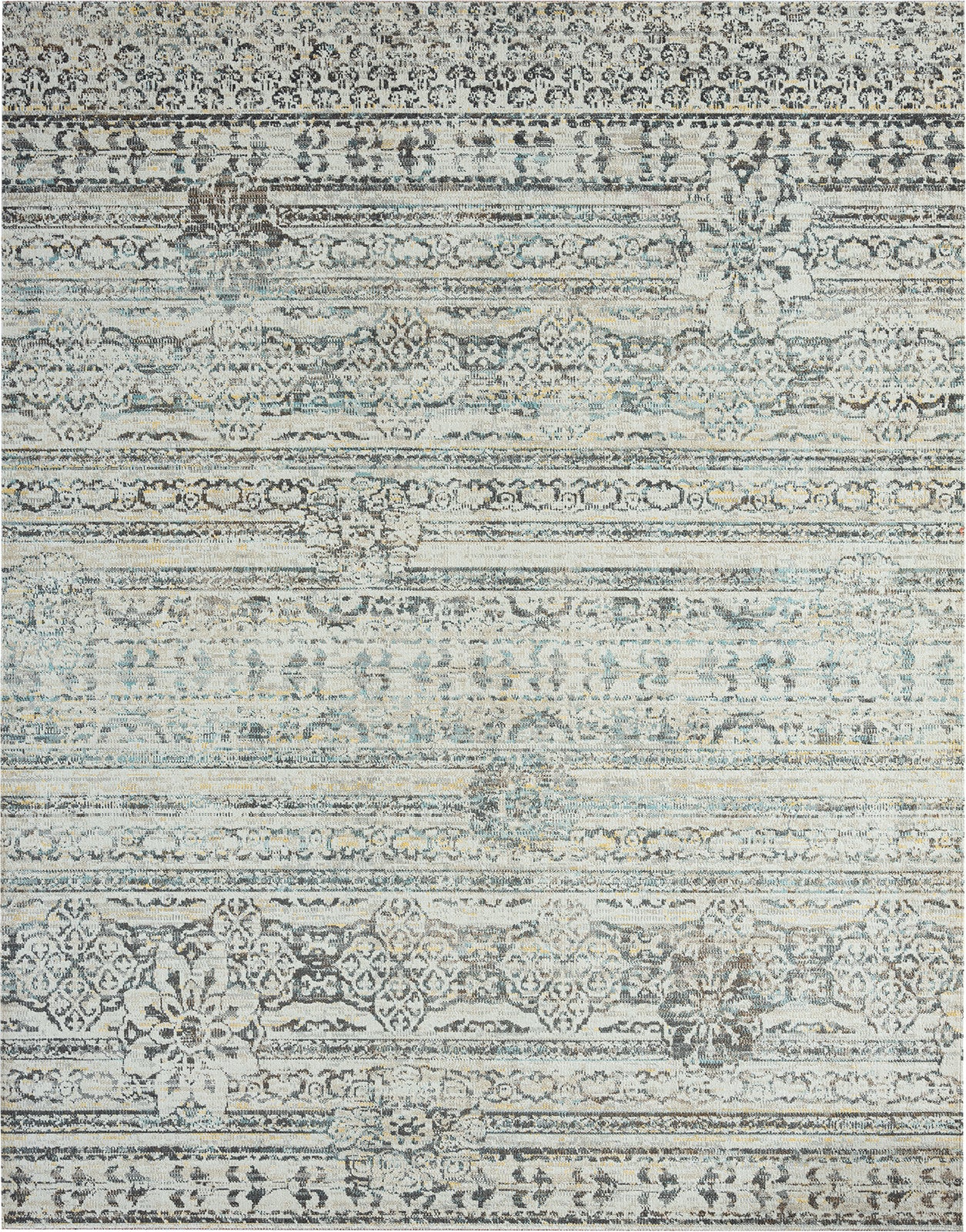 N Natori 24-SEVEN TF-976 Geo Grey Area Rug main image