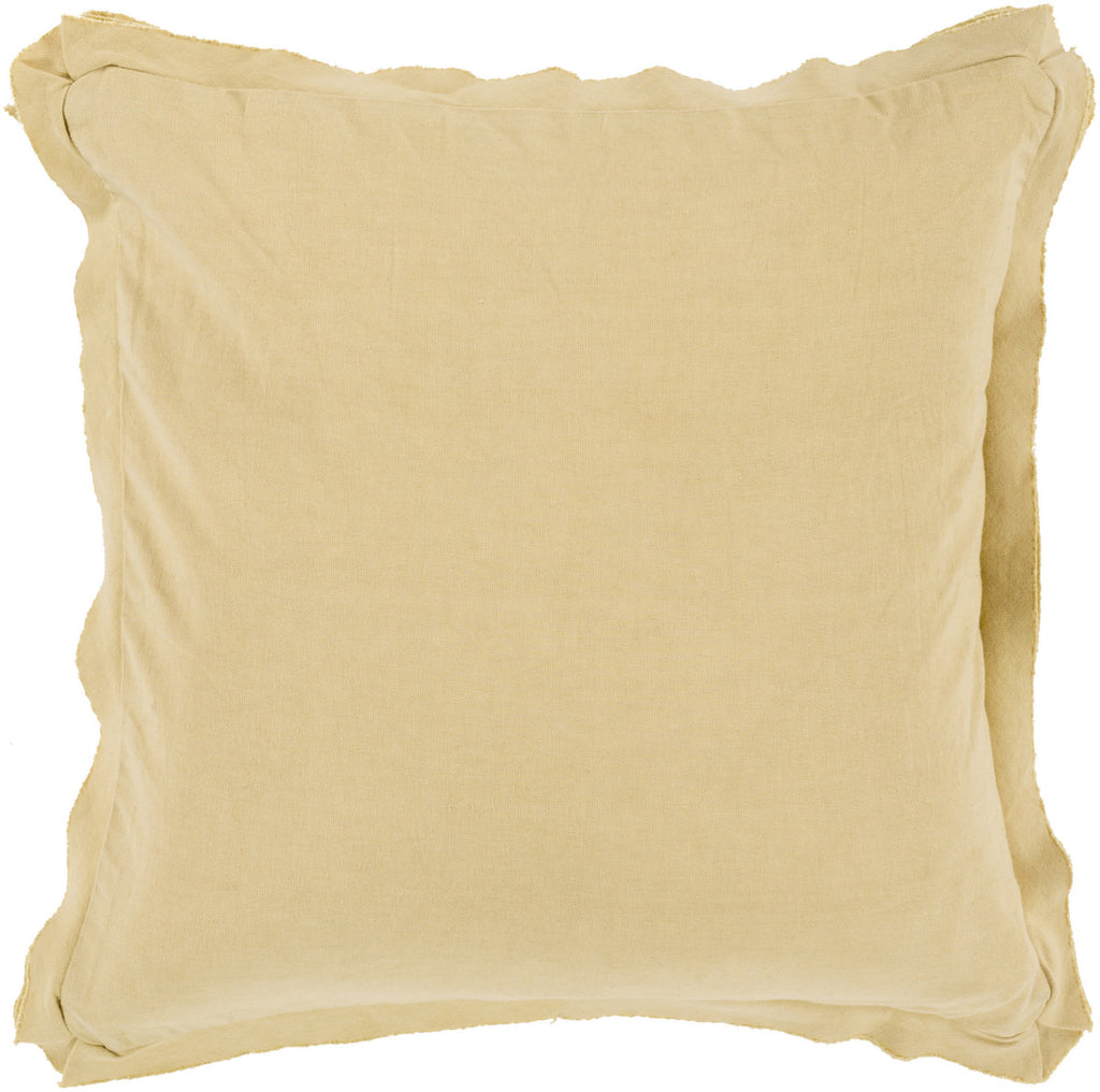 Surya Triple Flange Simple Sophistication TF-004 Pillow 18 X 18 X 4 Poly filled