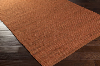 Surya Tonga TGA-6002 Rust Hand Woven Area Rug 5x8 Corner