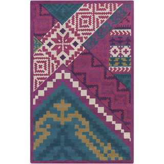 Surya Tigris TGR-5000 Eggplant Area Rug by Papilio 5' x 8'